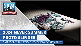 2024 Never Summer Proto Slinger  SkiEssentialscom Snowboard Test [upl. by Jovia705]