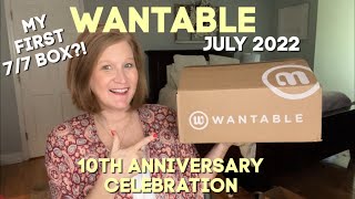 Wantable  July 2022  🎉10th Anniversary Celebration🎉 [upl. by Htor]