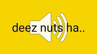 Deez Nuts Ha Sound Effect [upl. by Elin]