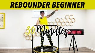 30 Minutes FUN With Four Beginner Senior Rebounder Workout Lymphatic System Drainage  Stretch [upl. by Cai]