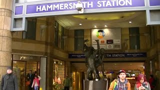 HAMMERSMITH TO PICCADILLY CIRCUS BY TUBE LONDON [upl. by Clerc451]