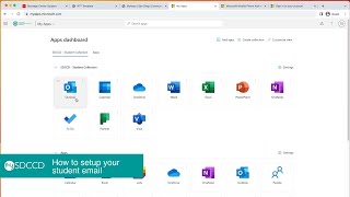 Setting up your SDCCD Student Email [upl. by Carver683]