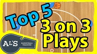 Top 5 BEST 3 on 3 Basketball Plays [upl. by Gwenn]