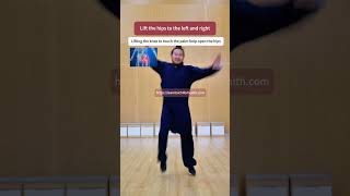 Lift the hips to the left and righttaichi exercise meridian practicehealthystrengthleg hip [upl. by Formica]