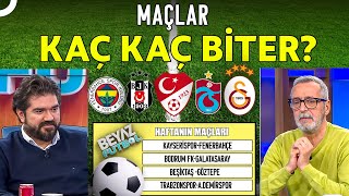 Bilimsel Tahminlerle Haftanın Maçlarının Reçetesi  Beyaz Futbol [upl. by Mahoney]