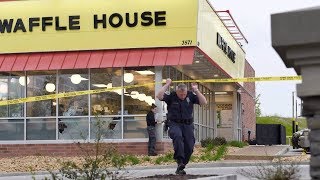 Police search for Nashville Waffle House suspect Travis Reinking [upl. by Navar]