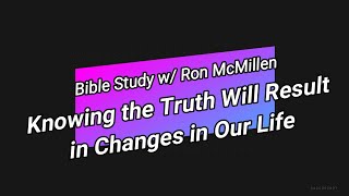 10 30 24  Ron McMillen  Bible Study [upl. by Dickerson]