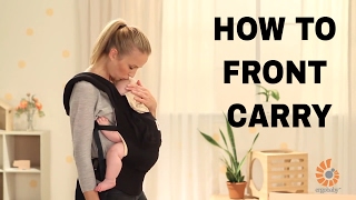 How Do I Front Carry  Original Baby Carrier  Ergobaby [upl. by Nyram]