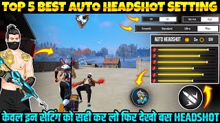 Free Fire Auto Headshot Sensivity Setting 2024  Free Fire Max Headshot Setting  Headshot Setting [upl. by Gnod]