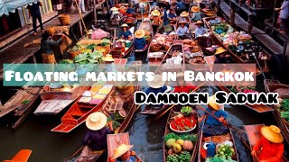 Damnoen Saduak  Floating markets in Bangkok [upl. by Airekahs540]