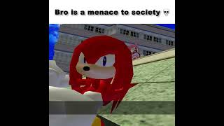 Knuckles is unhinged sonic memes [upl. by Culbert771]