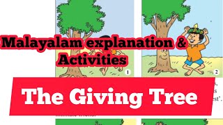 The Giving TreeMalayalam explanation and ActivitiesUnit 4Class 5 English ENGLISH MASTER [upl. by Hudson]