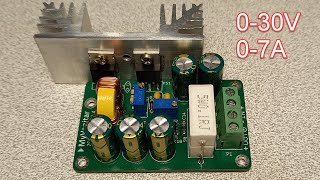 030V 07A Adjustable Switching Power Supply CCCV Buck Converter [upl. by Repsag]