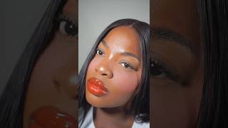 I think red lipgloss and lipstick are now my faves redlipstick redlip lipstickeffect makeup [upl. by Oiredised]