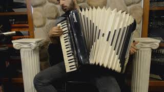 2961  Black Frontalini Piano Accordion LMMH 41 120 799 [upl. by Plume378]