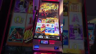 1st spin win on Wild Wild Samurai slot machine [upl. by Novonod]