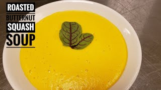 roasted butternut squash soup how to make delicious [upl. by Aleahc]