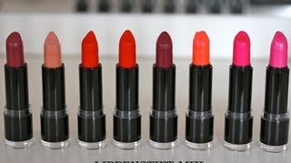 LippenstiftMIX  ein Look mit vielen verschiedenen Lippenstiftfarben [upl. by Ayisan]