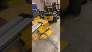 assembling dewalt miter saw to a miter saw stand [upl. by Acilejna]