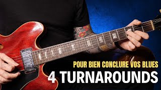 Les bases du Blues  4 turnarounds en Mi [upl. by Storz]