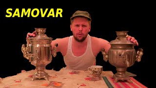 How to use samovar camp stove [upl. by Ynnavoeg]