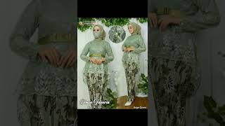 kebaya brokat model baju batik modern modeling [upl. by Ttnerb]