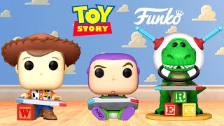 Funko Pop Toy Story 🎮 Jogando Super Nintendo Woody Buzz Lightyear e Rex controle de vídeo game 1091 [upl. by Abrahams]