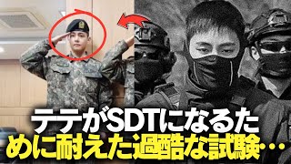 テテがSDTになるために耐えた過酷な試験…BTS アールエム ジン シュガ ジェイホープ ジミン ヴィ ジョングク [upl. by Eilata453]