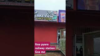 Goa  Must visit cafe Lakeview Karmali railway station Goa [upl. by Maidie946]