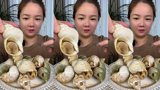 Emerald snail Mukbang Eating [upl. by Heron]