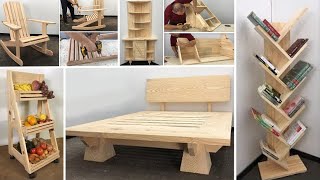 5 Proyectos en Madera Que debes Hacer Alguna Vez  Tutorial de Carpinteria [upl. by Ducan]