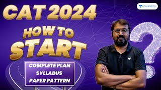 CAT 2024 How to Start Complete Plan  Syllabus  Paper Pattern  ronakshah [upl. by Ewart]