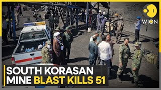 Iran coal mine blast South Korasan mine blast kills 51  Latest News  WION [upl. by Acireit]