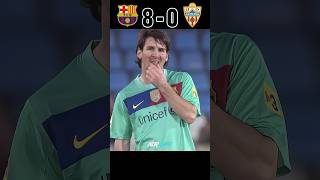 Messi Hattrick 😱🔥 Barcelona vs UD Almeria 80 [upl. by Rind241]