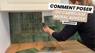 Comment poser du carrelage mural adhésif Morocco  Smart Tiles [upl. by Genesa184]