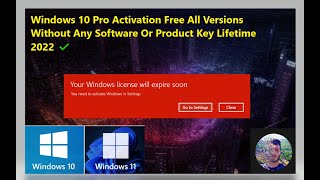 Windows 1011 Pro Activation Free All Versions Without Any Software Or Product Key Lifetime 2022 ✔ [upl. by Rabka230]