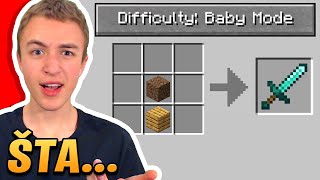 Minecraft Preživljavanje ali je za BEBE sta je ovo [upl. by Sivla]