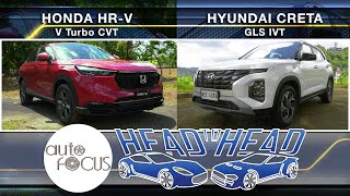 Honda HRV V Turbo CVT vs Hyundai Creta GLS IVT  HeadtoHead [upl. by Stucker]