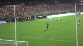 StPauli  Celtic 02 North Stand atmosphere YWNA 18052010 [upl. by Adnawot61]