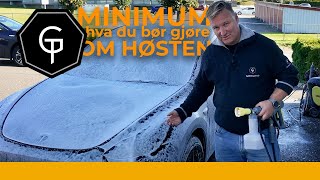 Minimum bilvask hva du bør gjøre før vinter [upl. by Adallard]