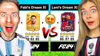 Fabianos DREAMTEAM vs Lenis DREAMTEAM in FC 24 ⚽️🏆 [upl. by Enilekaj571]