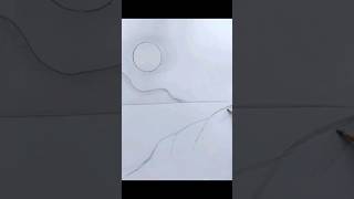 Easy Drawing by Pencil The Art amp Craft By Saba phonk scanery drawing [upl. by Karilla]