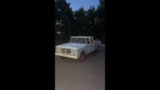 Getting the 64 Dodge D300 Sweptline Crew Cab Running and Driving [upl. by Kerr469]