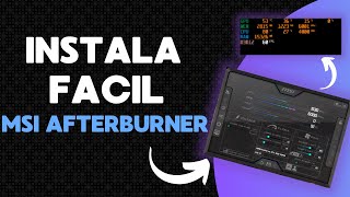 ✅ Instalacion facil de MSI Afterburner Aprende a poner el contador de FPS en tus juegos🚀💥 [upl. by Cruce]