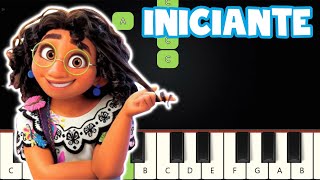 Não Falamos Do Bruno  Encanto  Piano e Teclado Iniciante Nível Fácil Tutorial [upl. by Zebaj]