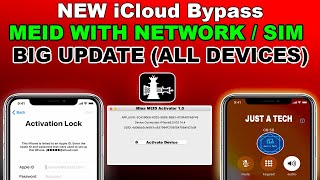 NEW Mina iCloud Bypass MEID With NetworkSIM Big Update  Meid iCloud Bypass with signalCalls fix [upl. by Anola]