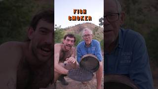 How to make a fish smoker  bush style australia cooking outback [upl. by Maurita]