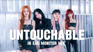 ITZYUNTOUCHABLE in ear monitor mix  use headphones [upl. by Etom]