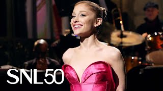 Ariana Grande Monologue  SNL [upl. by Leahcimluap]