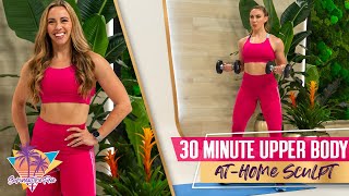 30 Minute Toned Arms Workout Minimal Equipment  All Fitness Levels STF 2024  DAY 2 [upl. by Lauro]